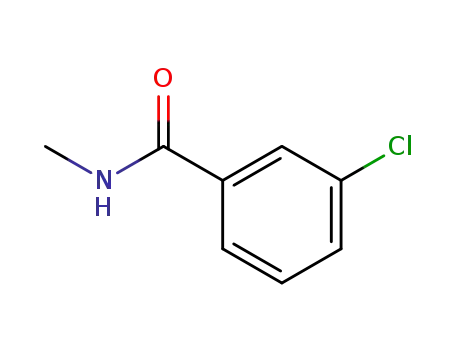 Molecular Structure of 18370-10-0 (3-Chloro-N-methylbenzamide ,98%)