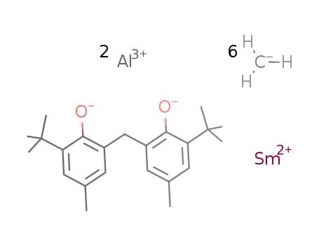 (Sm(μ-η6'-[6,6'-methylenebis(2-tert-butyl-4-methylphenoxy)][AlMe2])(μ-Me)2(AlMe))(μ-Me)