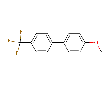 Molecular Structure of 10355-12-1 (1,1'-Biphenyl, 4-methoxy-4'-(trifluoromethyl)-)