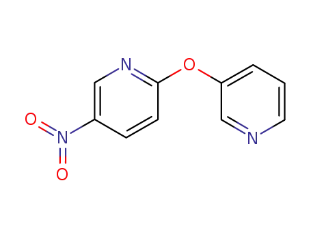 Molecular Structure of 99073-54-8 (Pyridine, 5-nitro-2-(3-pyridinyloxy)-)