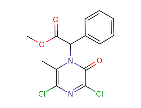 2-(3,5-dichloro-6-methyl-2-oxopyrazin-1(2H)-yl)-2-phenylacetic acid methyl ester