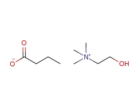 2-hydroxy-N,N,N-trimethylethan-1-aminium butyrate