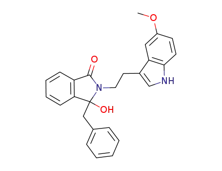 3-benzyl-3-hydroxy-2-(2-(5-methoxy-1H-indol-3-yl)ethyl)isoindolin-1-one
