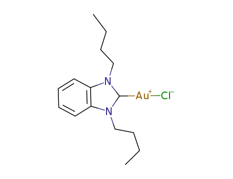 (N,N'-dibutylbenzimidazolin-2-ylidene)gold(I) chloride