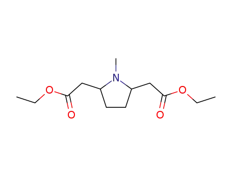 (1-methyl-pyrrolidine-2,5-diyl)-di-acetic acid diethyl ester