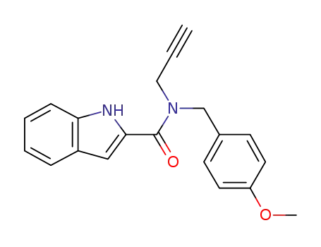 N-(4-methoxybenzyl)-N-propargyl-1H-indole-2-carboxamide