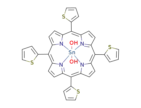 dihydroxo[5,10,15,20-tetrakis(2-thienyl)porphyrinato]tin(IV)