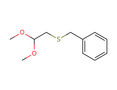 Molecular Structure of 6304-94-5 (2,2-dimethoxyethylsulfanylmethylbenzene)
