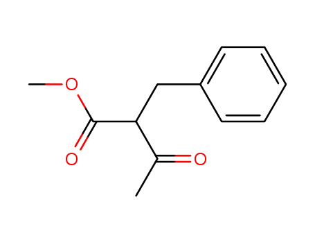 Molecular Structure of 3666-82-8 (Methyl 2-benzyl-3-oxobutanoate)