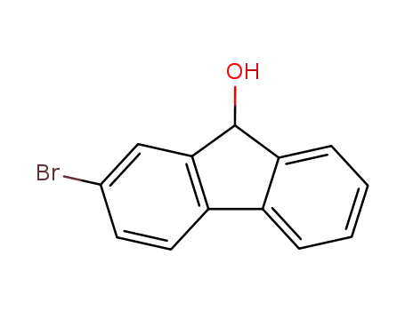 Molecular Structure of 33417-29-7 (9H-Fluoren-9-ol, 2-bromo-)