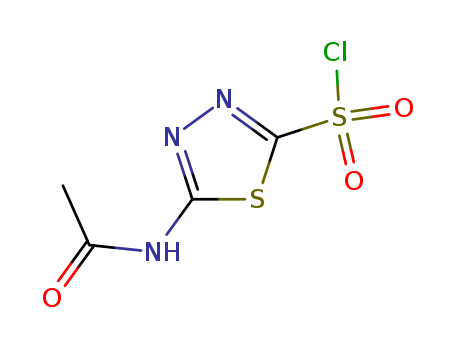 2-(ACETAMIDO)-5-(CHLOROSULFONYL)-1,3,4-THIADIAZOLE