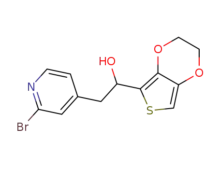 2-(2-bromopyrid-4-yl)-1-(3,4-ethylenedioxythien-2-yl)ethanol