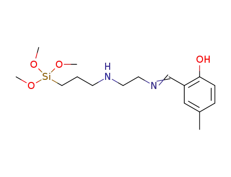 N-[N-(3-(trimethoxysilyl)propyl)ethylenediamine]-5-methylsalicylaldimine
