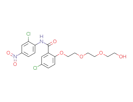 O-(2-[2-(2-hydroxyethoxy)ethoxy]ethyl)niclosamide