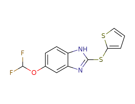 5-(difluoromethoxy)-2-(thiophen-2-ylsulfanyl)-1H-benzimidazole