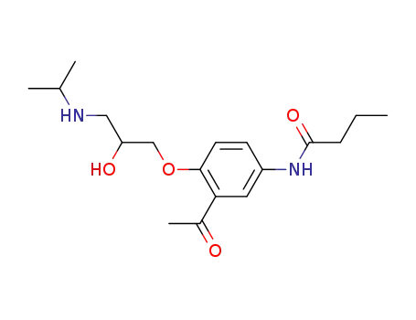 N-(3-Acetyl-4-(2-hydroxy-3-(isopropylamino)propoxy)phenyl)butyramide