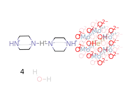 (H2-1,4-diazabicyclo[2.2.2]octane)(H-1,4-diazabicyclo[2.2.2]octane)[Fe(OH)6Mo6O18]*4H2O