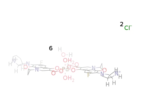 [Pd(II)Cl2(moxifloxacin)2(H2O)2]Cl2*6water