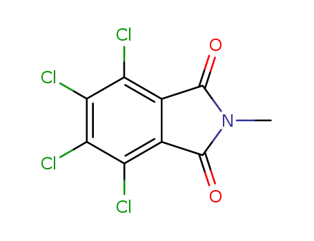 Molecular Structure of 14737-80-5 (3,4,5,6-Tetrachloro-N-methylphthalimide)