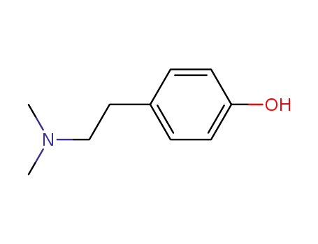 Molecular Structure of 539-15-1 (Hordenine)
