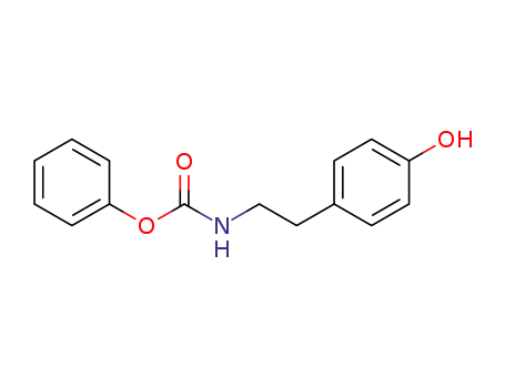 phenyl N-[2-(4-hydroxyphenyl)ethyl]carbamate