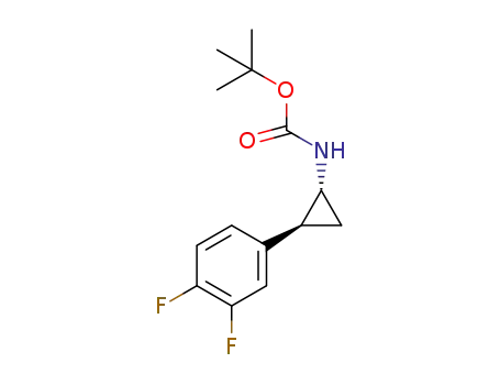Carbamic acid, N-[(1R,2S)-2-(3,4-difluorophenyl)cyclopropyl]-, 1,1-dimethylethyl ester
