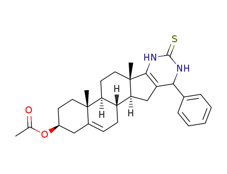 3β-acetoxy-3',4'-dihydropyrimidino[6',5':16,17]androst-5-ene-2'(1'H)-thione