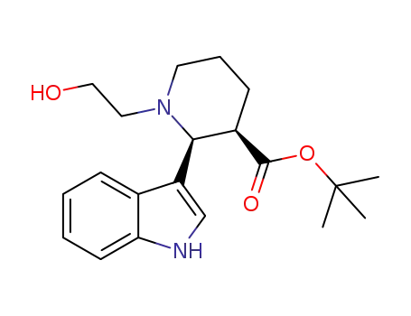 (-)-methyl (2S,3R)-2-(indol-3-yl)-1-(2-hydroxyethyl)piperidine-3-carboxylate