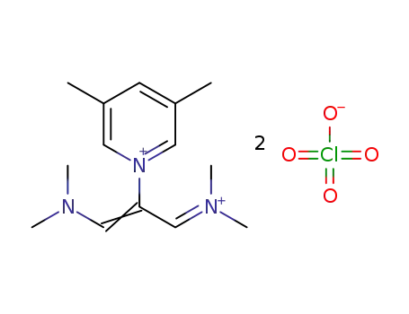 2-(3,5-dimethylpyridinium-1-yl)-1-dimethylamino-3-(dimethyliminium)prop-1-ene bisperchlorate