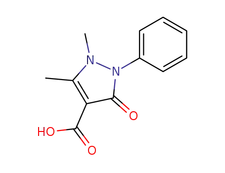 Molecular Structure of 83-10-3 (ANTIPYRINECARBOXYLIC ACID)