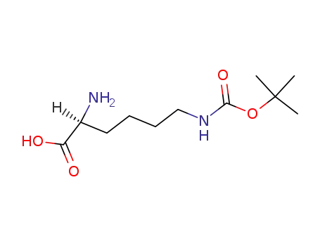 Molecular Structure of 2418-95-3 (Ne-Boc-L-lysine)