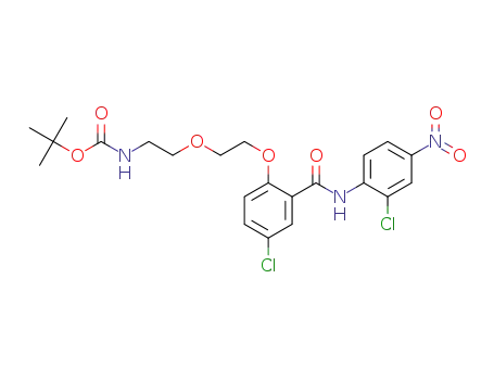 (2-{2-[4-chloro-2-(2-chloro-4-nitro-phenylcarbamoyl)-phenoxy]-ethoxy}-ethyl)carbamic acid tert-butyl ester