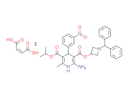 azelnidipine-maleic acid complex
