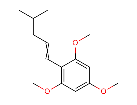 1,3,5-trimethoxy-2-(4-methyl-pent-1-enyl)benzene