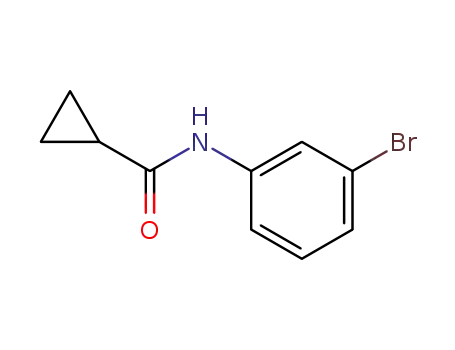 Molecular Structure of 14372-07-7 (N-(3-bromophenyl)cyclopropanecarboxamide)