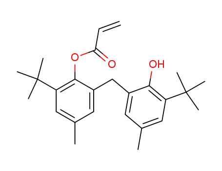 2-(2-Hydroxy-3-tert-butyl-5-methylbenzyl)-4-methyl-6-tert-butylphenyl acrylate