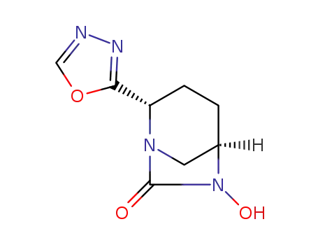 (2S,5R)-2-([1,3,4]oxadiazol-2-yl)-6-hydroxy-7-oxo-1,6-diaza-bicyclo[3.2.1]octane
