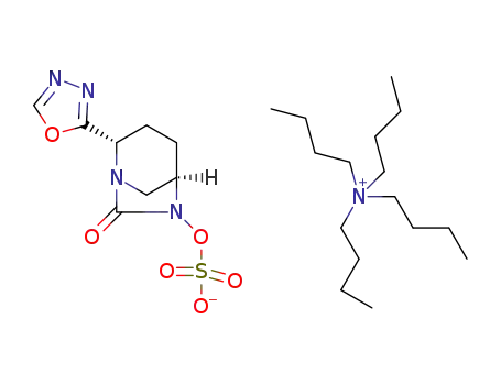 (2S,5R)-sulfuric acid mono-(2-[1,3,4]oxadiazol-2-yl-7-oxo-1,6-diaza-bicyclo[3.2.1]oct-6-yl) ester tetrabutylammonium salt