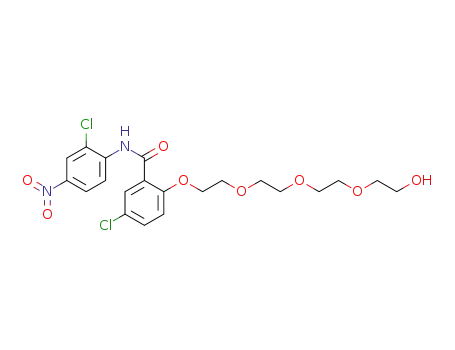 2-{2-[2-(2-hydroxyethoxy)ethoxy]ethoxy}ethoxyl niclosamide