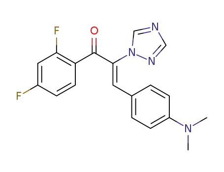 (Z)-1-(2,4-difluorophenyl)-3-(4-(dimethylamino)phenyl)-2-(1H-1,2,4-triazol-1-yl)prop-2-en-1-one