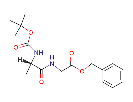 N-tert-butyloxycarbonyl-L-alanyl-glycine benzyl ester