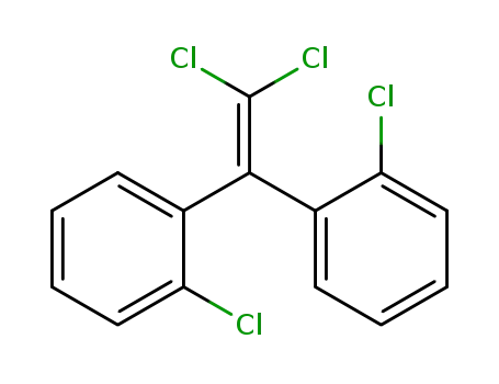 Molecular Structure of 3328-98-1 (2,2′-DDE)