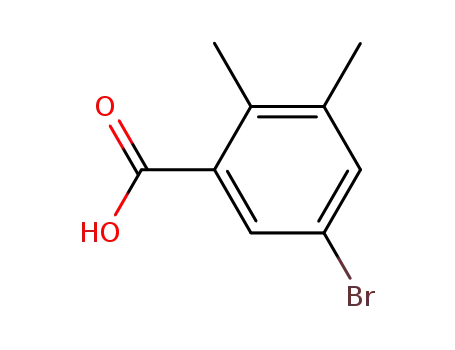 Molecular Structure of 5613-27-4 (5-Bromo-2,3-dimethylbenzoic acid)