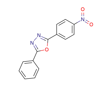 Molecular Structure of 1090-82-0 (2-(4-nitrophenyl)-5-phenyl-[1,3,4]oxadiazole)