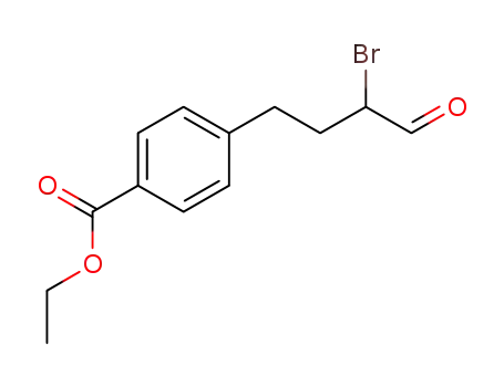 Molecular Structure of 927897-33-4 (Benzoic acid, 4-(3-bromo-4-oxobutyl)-, ethyl ester)