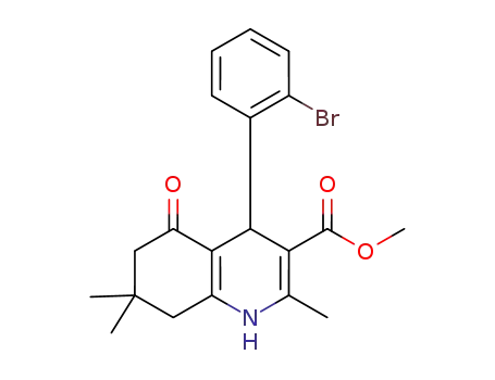 methyl 4-(2-bromophenyl)-2,7,7-trimethyl-5-oxo-1,4,5,6,7,8-hexahydroquinoline-3-carboxylate