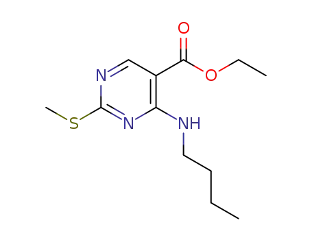 4-butylamino-2-methylsulfanyl-pyrimidine-5-carboxylic acid ethyl ester