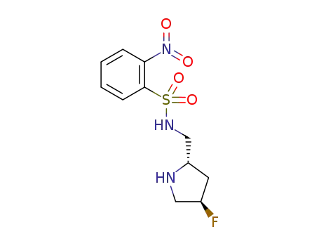 N-(((2S,4R)-4-fluoropyrrolidine-2-yl)methyl)-2-nitrobenzenesulfonamide