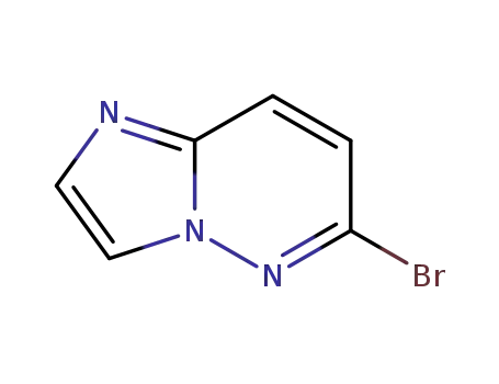 Molecular Structure of 1159977-65-7 (6-Bromoimidazo[1,2-b]pyri...)