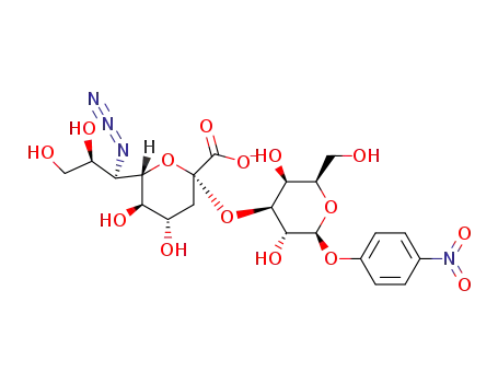 4-nitrophenyl O-(7-azido-3,7-dideoxy-D-glycero-α-D-galacto-2-nonulopyranosylonic acid)-(2→3)-O-β-D-galactopyranoside